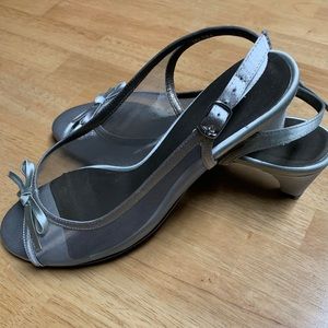 David Tate Mesh Sling-Backs